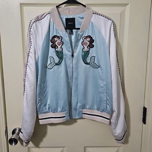 Forever 21 Mermaid Bomber Jacket